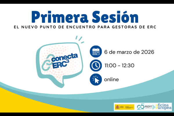 Cartel Conecta ERC - Primera sesión