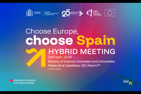 Webinario híbrido “Choose Europe, Choose Spain”