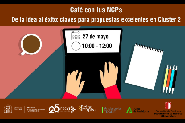 Abierto el registro para el evento virtual sobre propuestas de Cluster 2: “De la idea al éxito”
