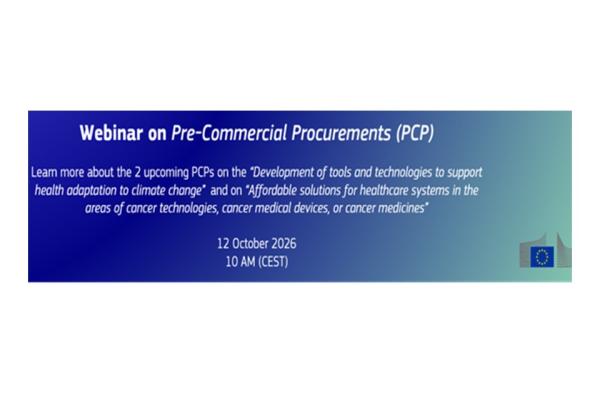 Preparatory webinar for Pre-commercial procurements