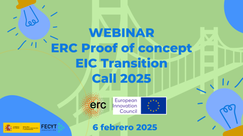 Presentaciones Webinar ERC POC 2025 y EIC Transition 2025