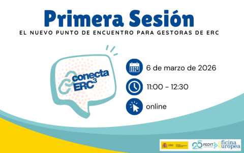 Cartel Conecta ERC - Primera sesión